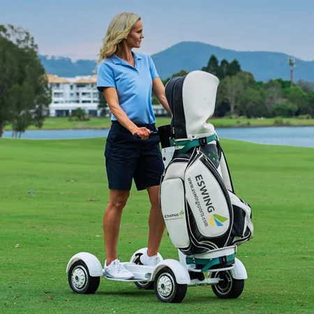 El Golf scooter caddie hopfällbar #04