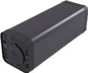 Kraftfull  solcells Powerbank med 220V AC laddare
