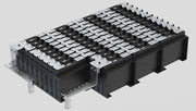 Batterilåda för strömlagring Hektor -  215kWh -  20 batterier + 1 controller