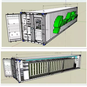 Odlingscontainer 20 tum