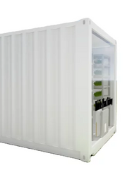 Battericontainer med solcellstak Small