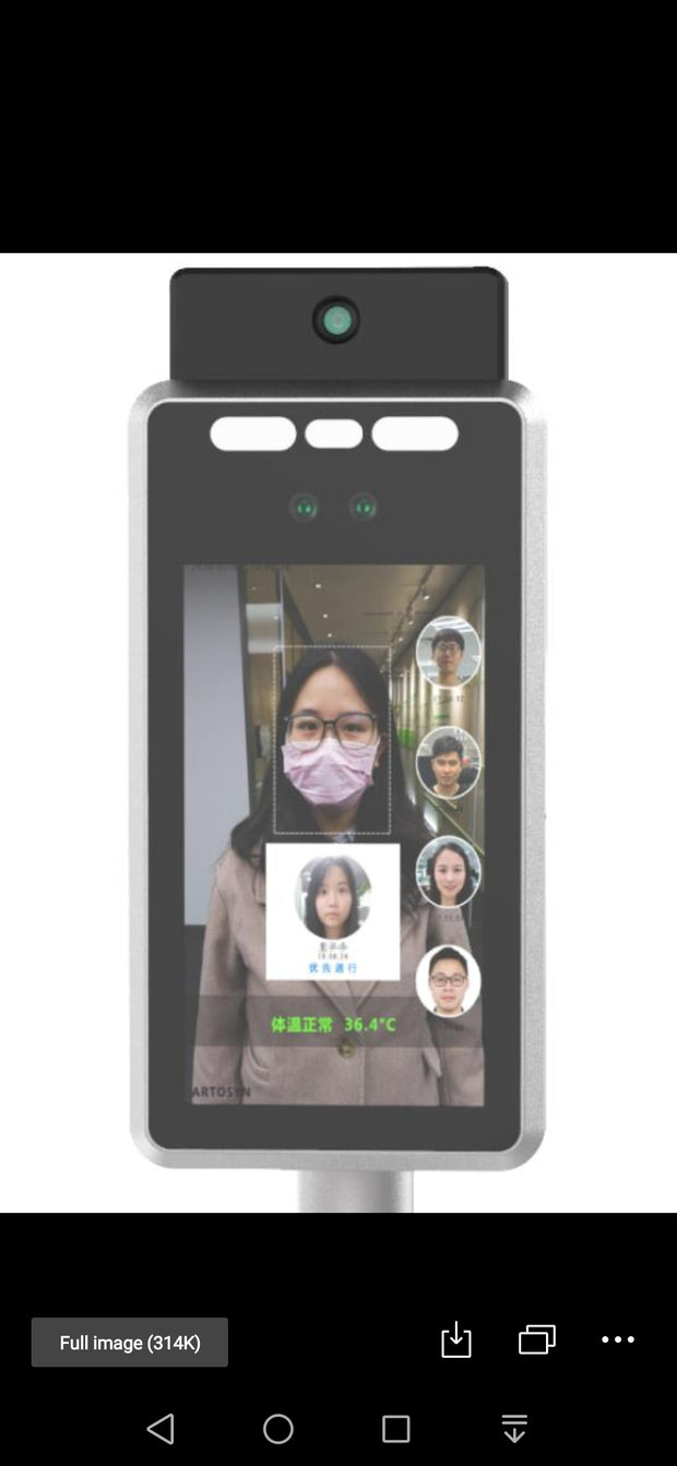 ViNka smart temperature warning camera
